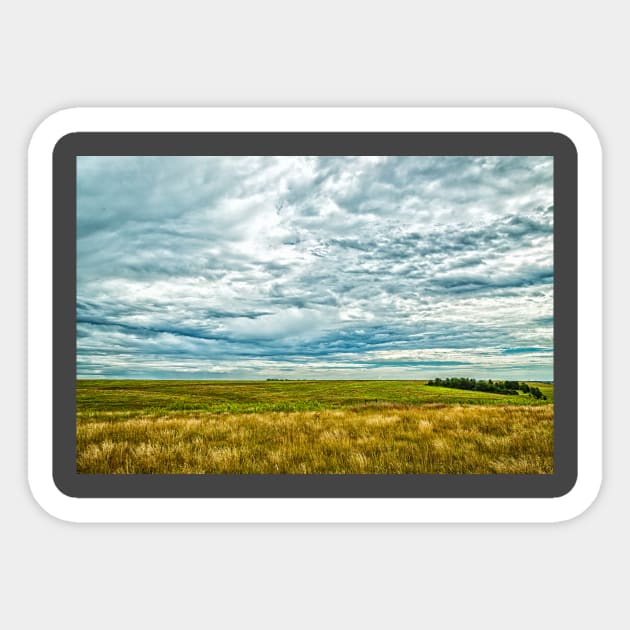 The Great Plains Sticker by Gestalt Imagery